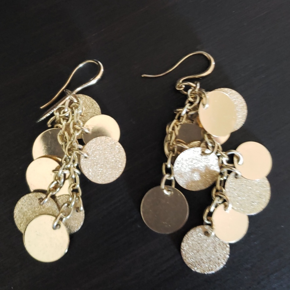 Dangling Gold Colored Earings